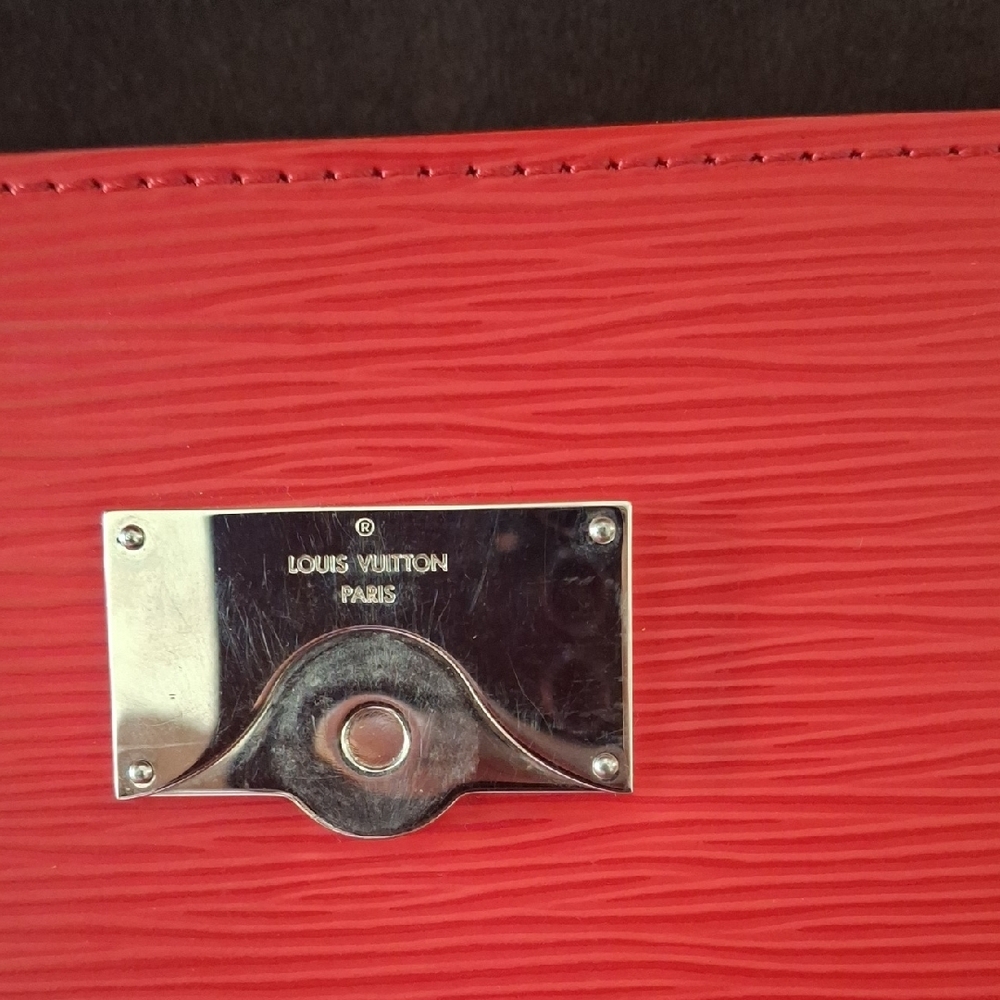 Louis Vuitton Cluny Red Satchel Bag - Picture 11 of 14
